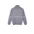 Women's Knitted Lurex Mock-Neck Pullover